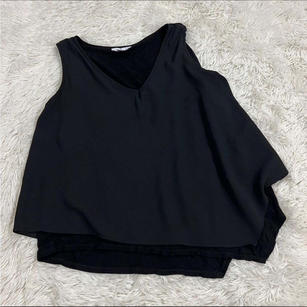 Bar III black blouse M